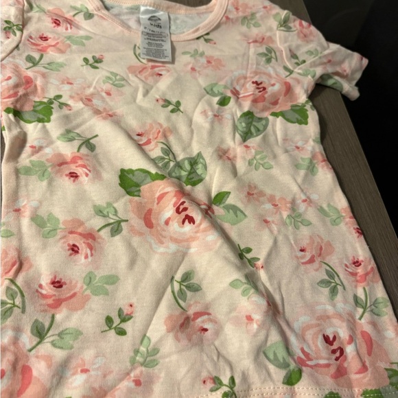 Gerber Other - Gerber Kids Pink and Green Floral Shirt
